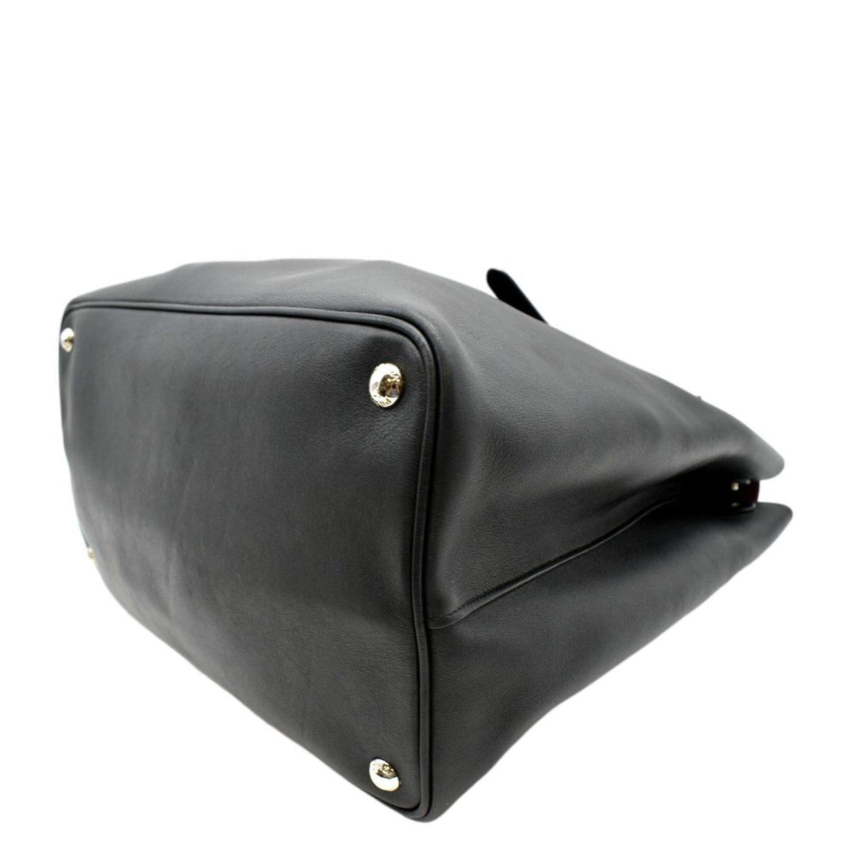 PRADA 2way Leather Tote Shoulder Bag Black BN2815
