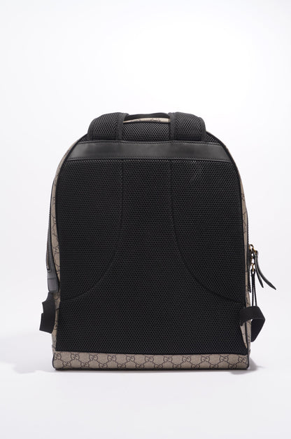 Gucci Womens Bee Backpack Brown Canvas