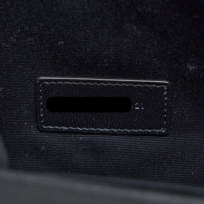Saint Laurent/YSL Envelop Clutch Grained Calfskin Black GHW