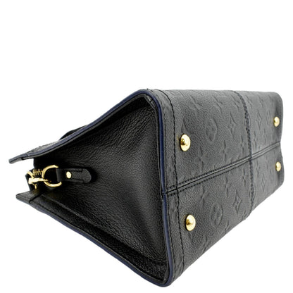 LOUIS VUITTON Sully PM Monogram Empreinte Leather Shoulder Bag Black