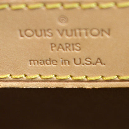 LOUIS VUITTON Batignolles Vertical Monogram Canvas Tote Bag Brown
