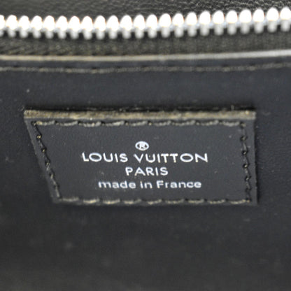 LOUIS VUITTON Dopp Kit Damier Graphite Toilet Pouch Black