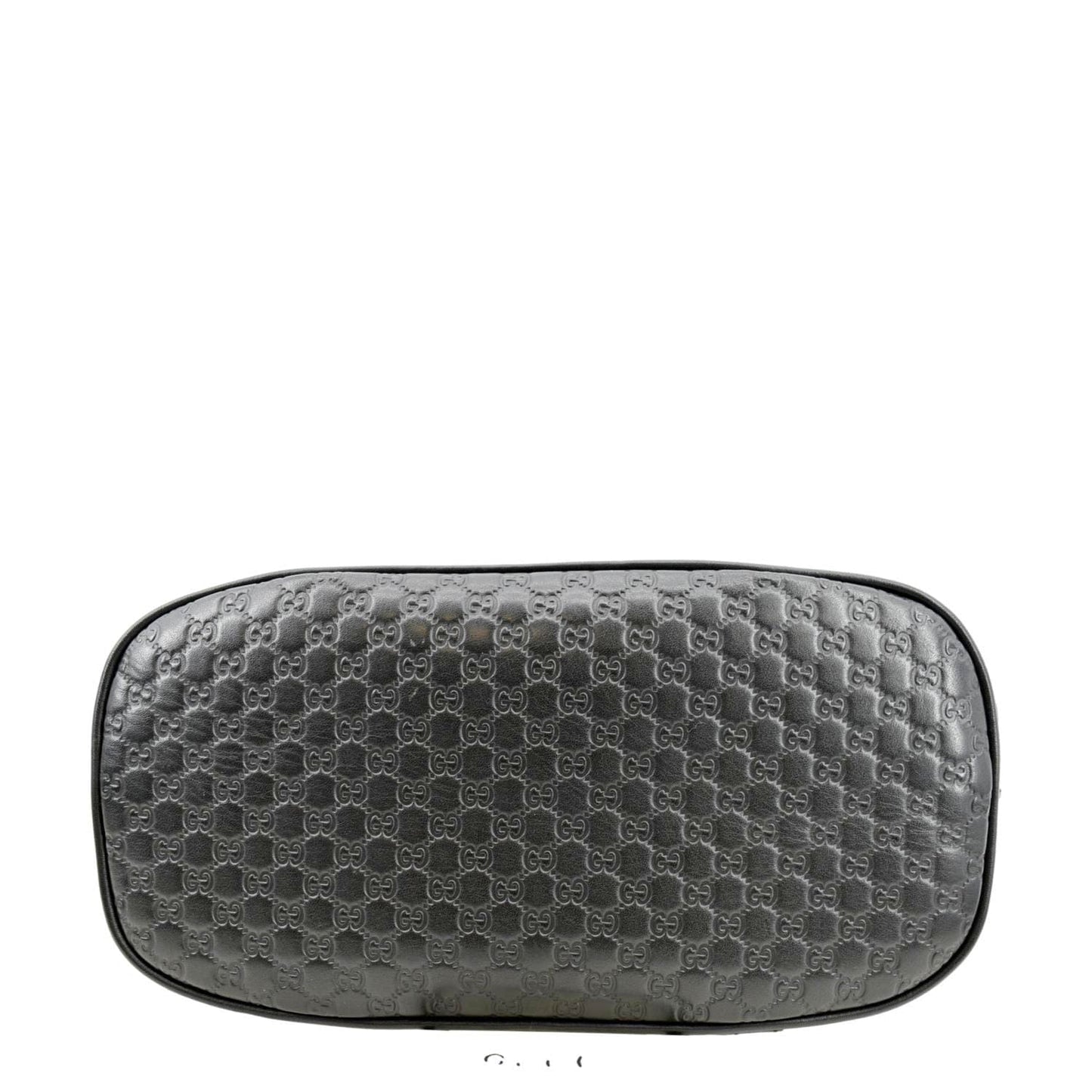 GUCCI Mini Dome Leather Crossbody Bag Black 449654