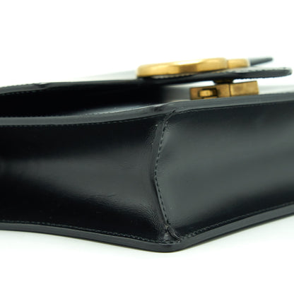 Gucci GG Flap Bag Box Calfskin Black