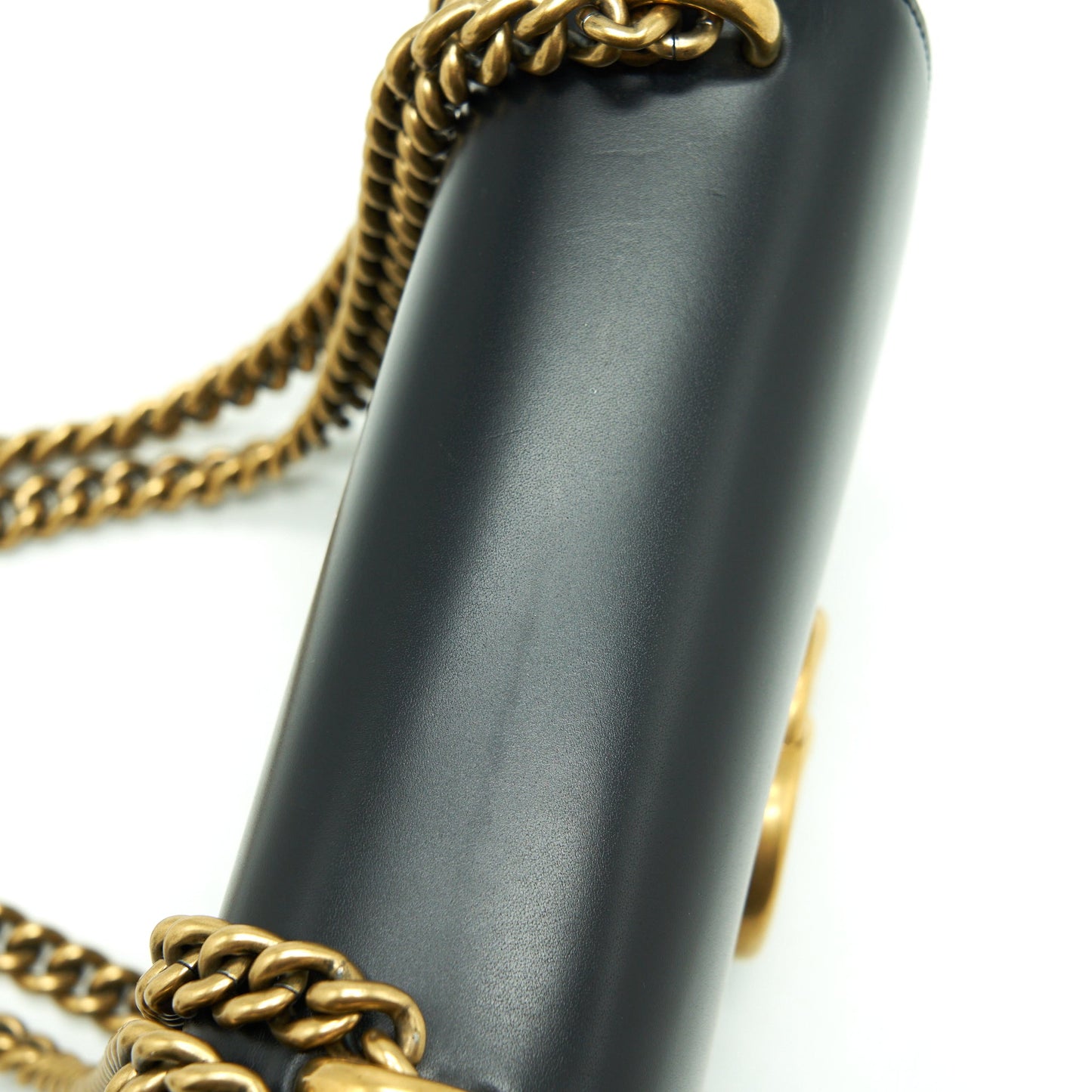 Gucci GG Flap Bag Box Calfskin Black