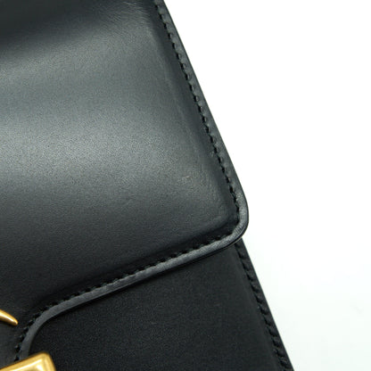 Gucci GG Flap Bag Box Calfskin Black