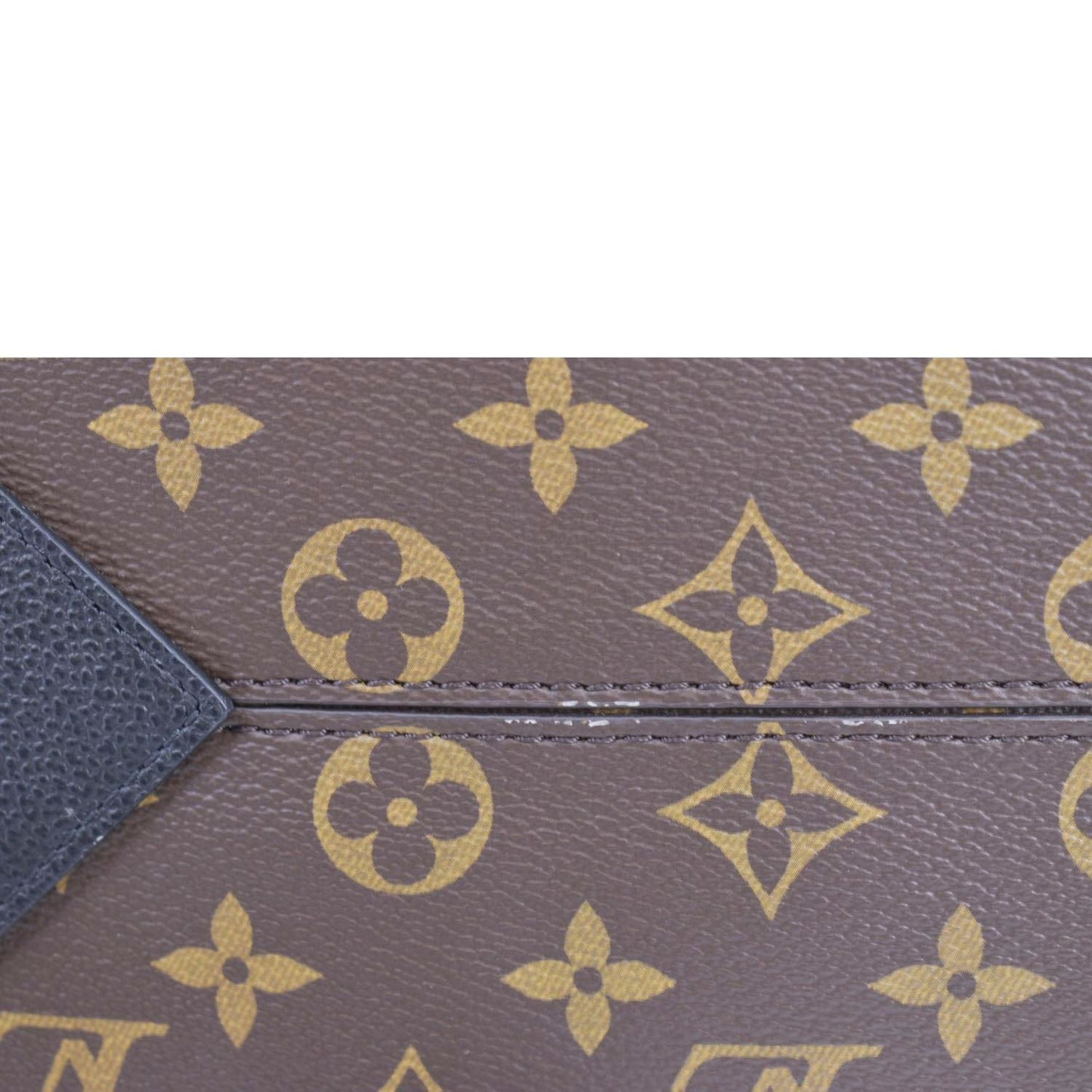 LOUIS VUITTON Vendome MM Monogram Canvas Shoulder Bag Black