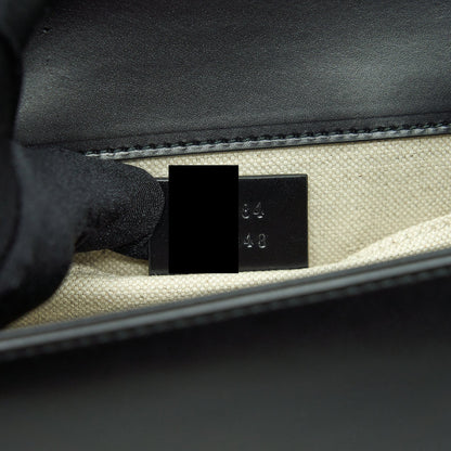Gucci GG Flap Bag Box Calfskin Black