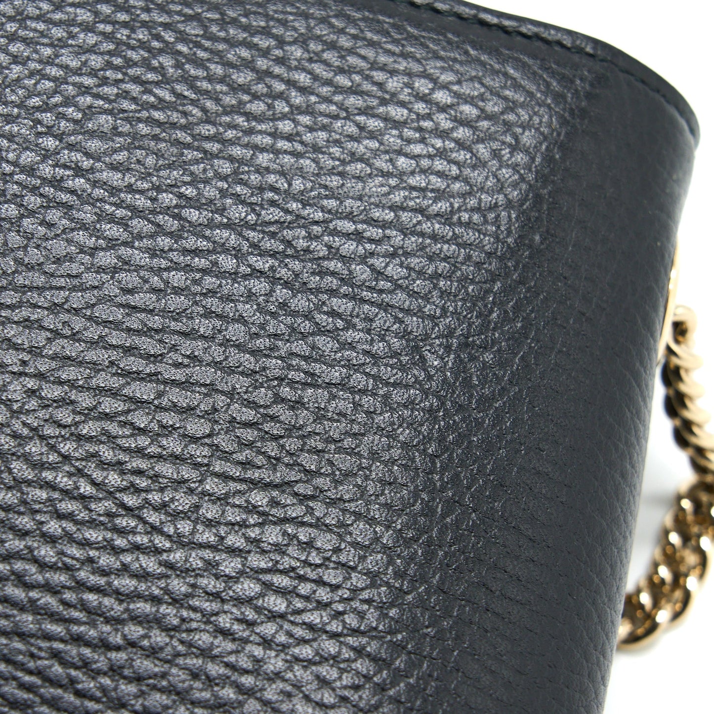 Gucci Interlocking Small Shoulder Bag Black L