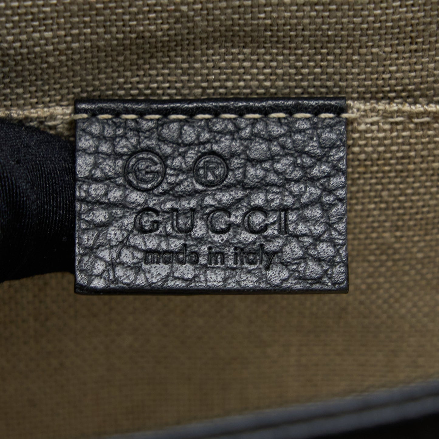 Gucci Interlocking Small Shoulder Bag Black L