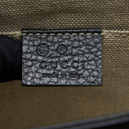 Gucci Interlocking Small Shoulder Bag Black L