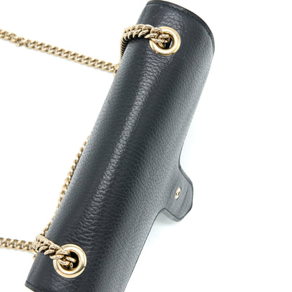 Gucci Interlocking Small Shoulder Bag Black L