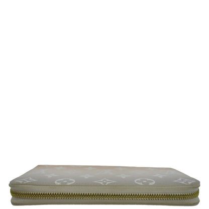 LOUIS VUITTON By The Pool Zippy Mnogram Coated Canvas Wallet Brume