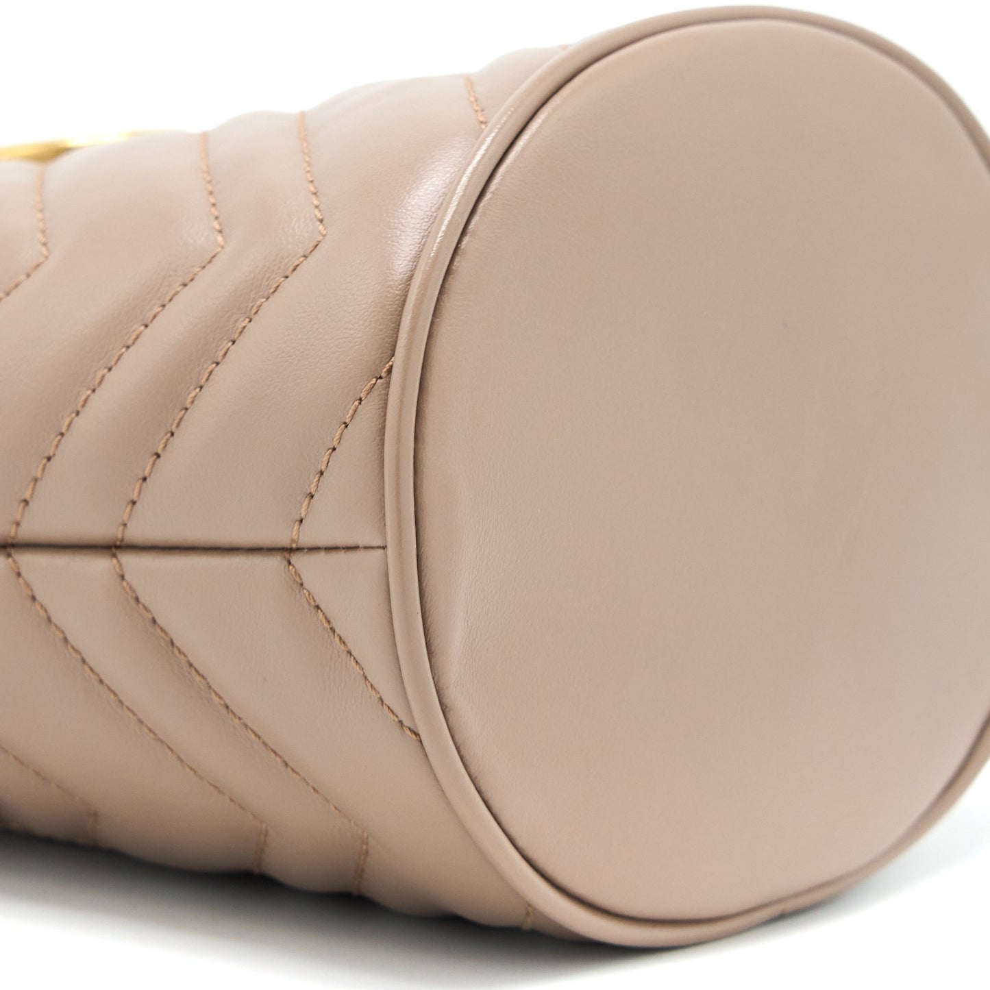 Gucci GG Marmont Mini Bucket Dark Beige