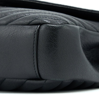 Saint Laurent/YSL Quilted Medium College Bag Lambskin Black Ruthenium Hardware