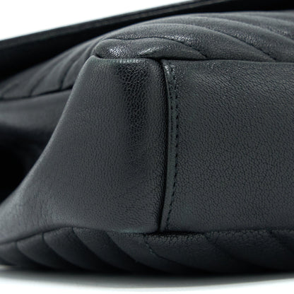 Saint Laurent/YSL Quilted Medium College Bag Lambskin Black Ruthenium Hardware