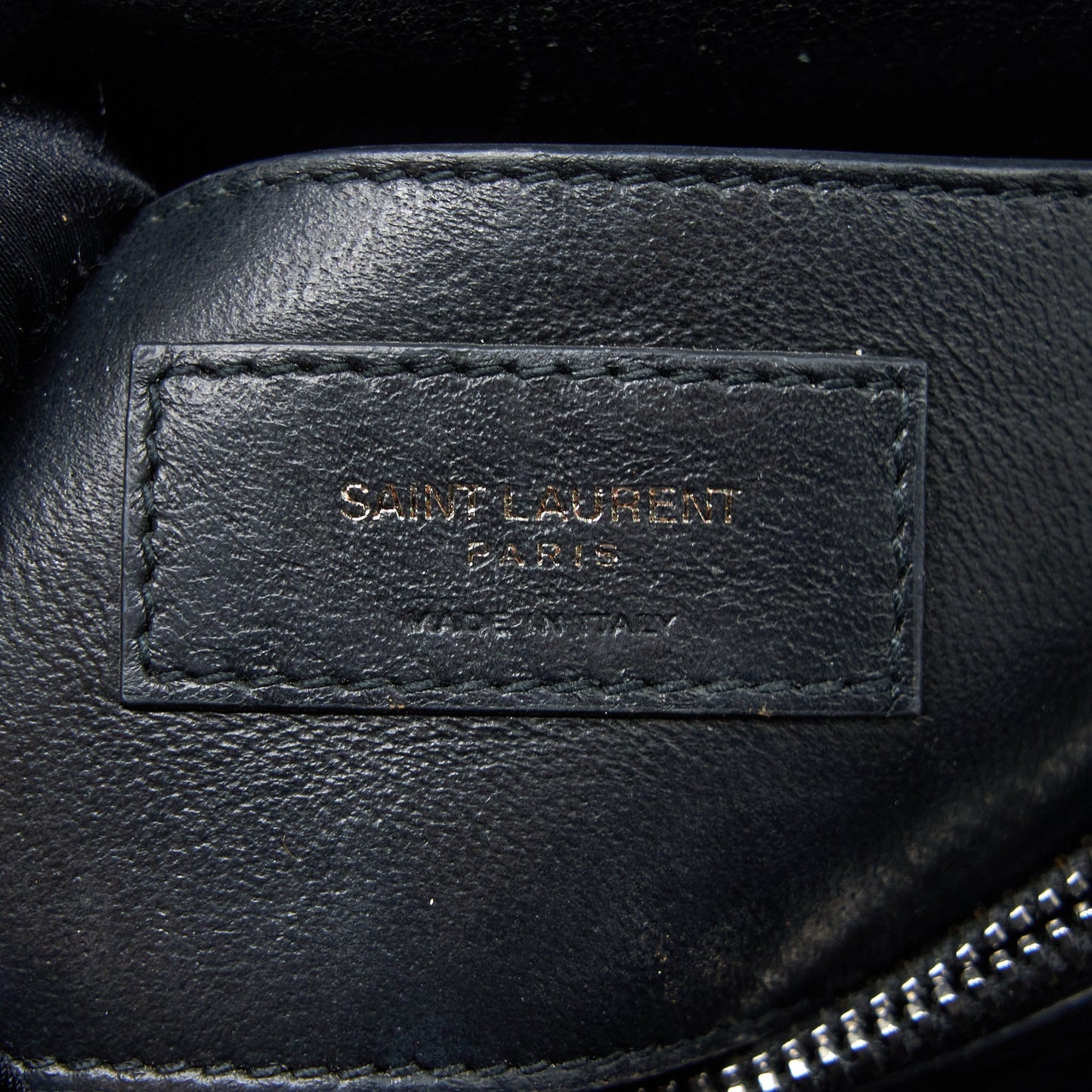 Saint Laurent/YSL Quilted Medium College Bag Lambskin Black Ruthenium Hardware