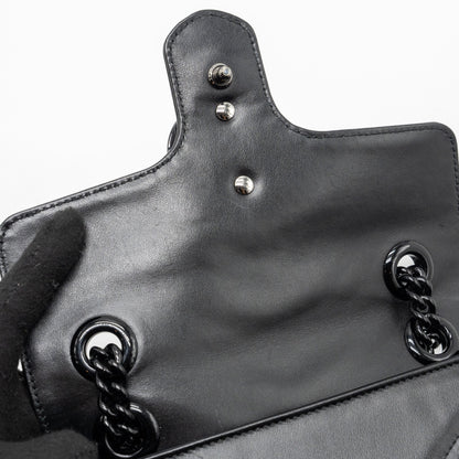 Gucci Mini Marmont calfskin black with Black Hardware