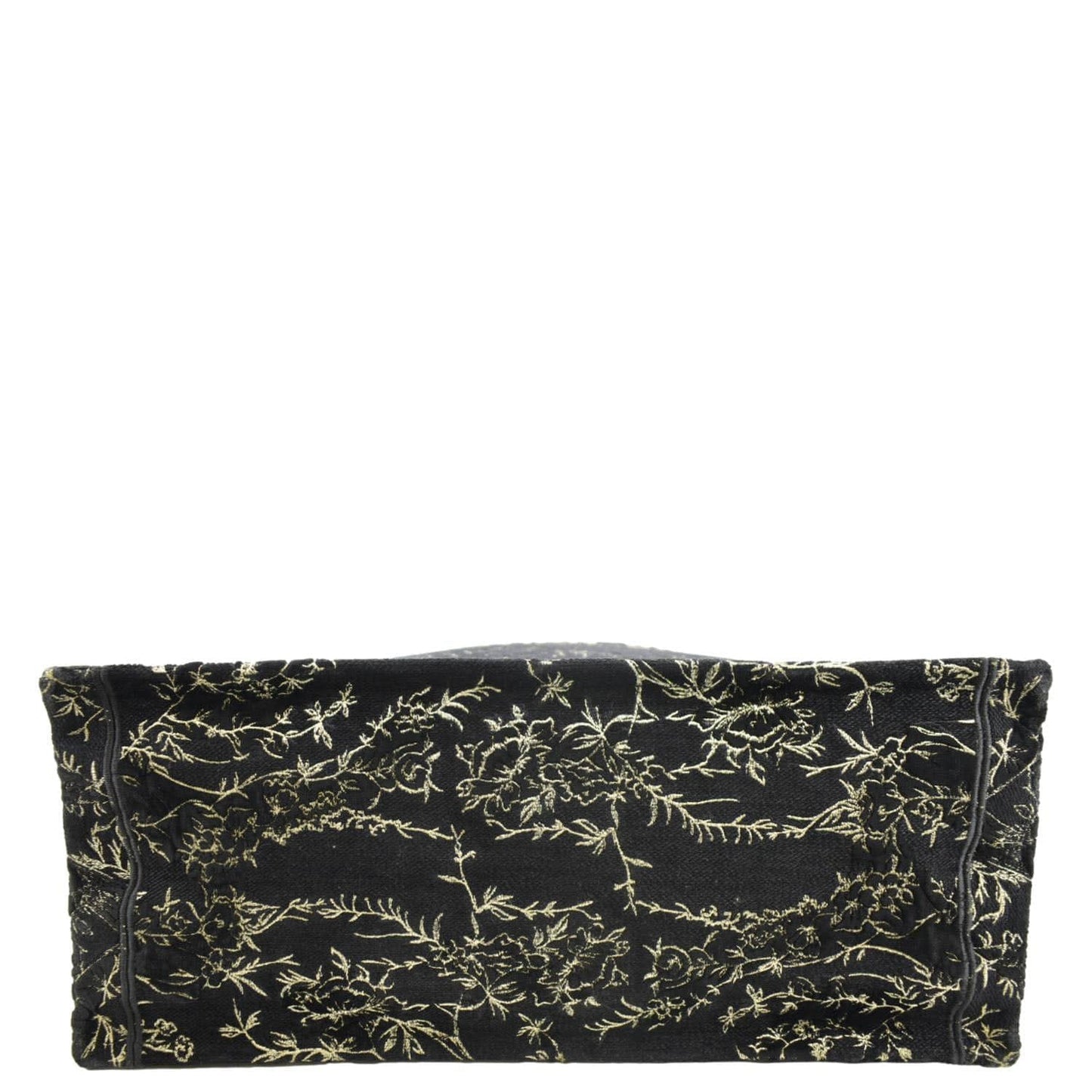 CHRISTIAN DIOR Large Book Oblique Embroidered Canvas Tote Bag Multicolor