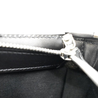LOUIS VUITTON Pochette Accessoires Monogram Mat Fowler Pouch Bag Black
