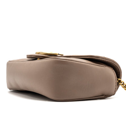Gucci super mini GG Marmont bag calfskin beige