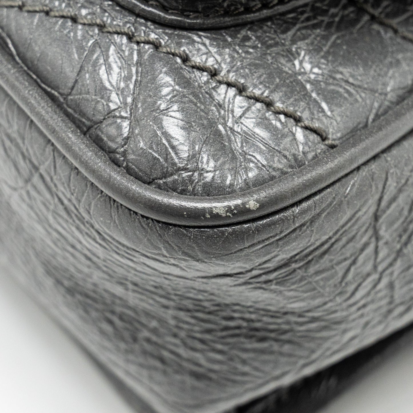 Saint Laurent Niki Baby calfskin grey SHW