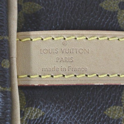 LOUIS VUITTON Speedy 40 Bandouliere Heritage Monogram Canvas Travel Bag Brown