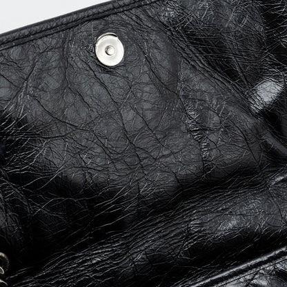 Saint laurent Medium Niki calfskin leather black SHW