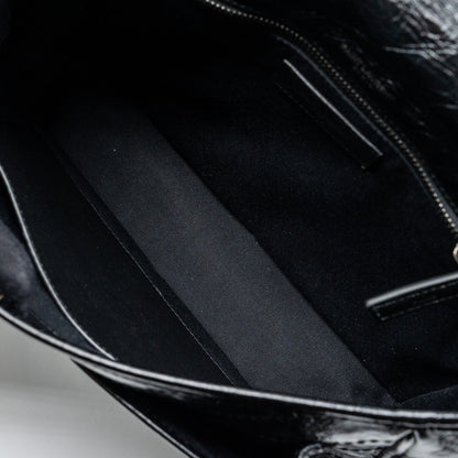 Saint laurent Medium Niki calfskin leather black SHW