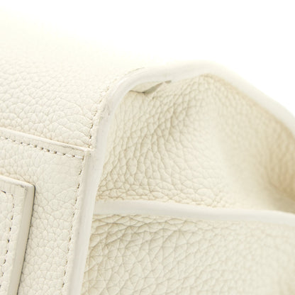 Saint Laurent Sac De Jour Tote Bag Calfskin White SHW