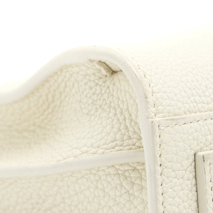 Saint Laurent Sac De Jour Tote Bag Calfskin White SHW