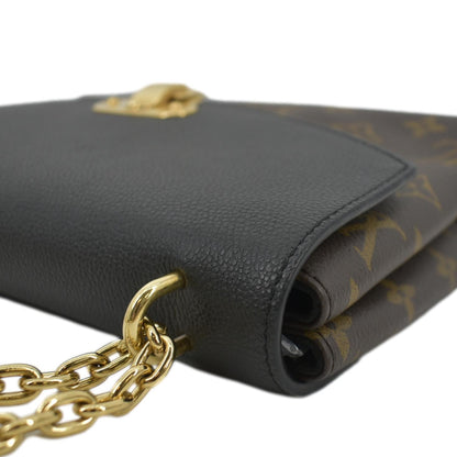 LOUIS VUITTON Saint Placide Monogram Canvas Crossbody Bag Black