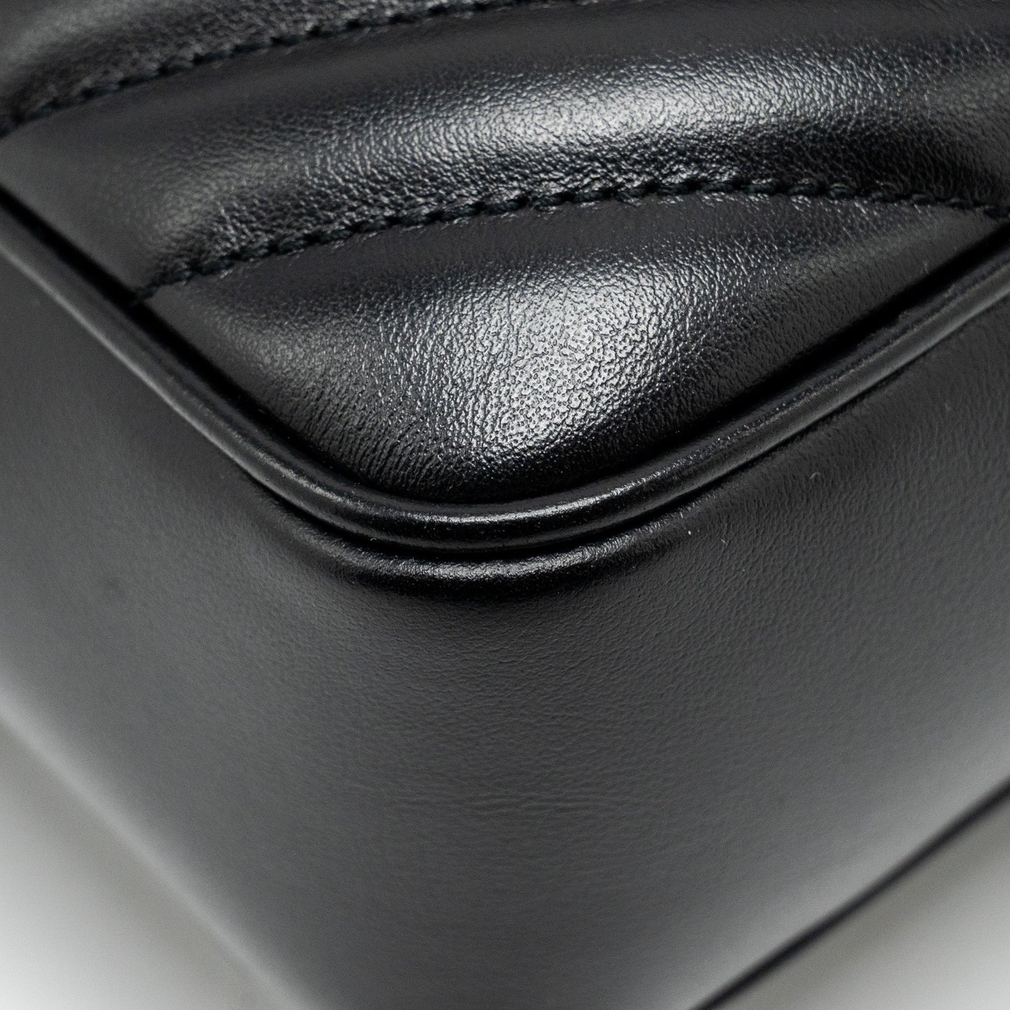 Saint Laurent Lou Camera Bag calfskin black ruthenium SHW