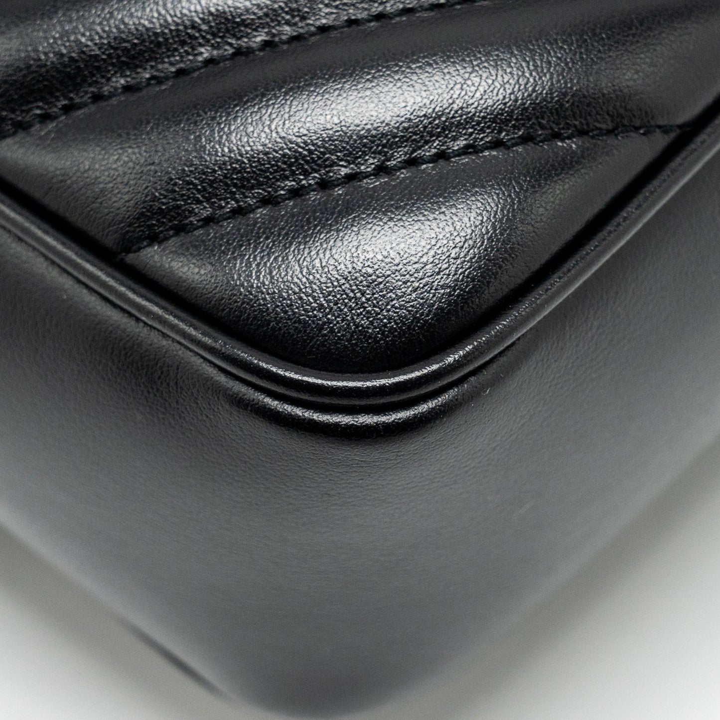 Saint Laurent Lou Camera Bag calfskin black ruthenium SHW