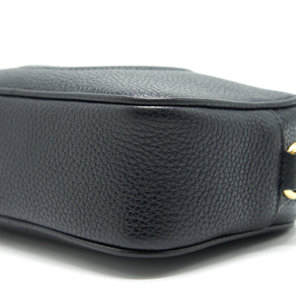 Gucci Soho disco Leather Crossbody Camera Bag Black