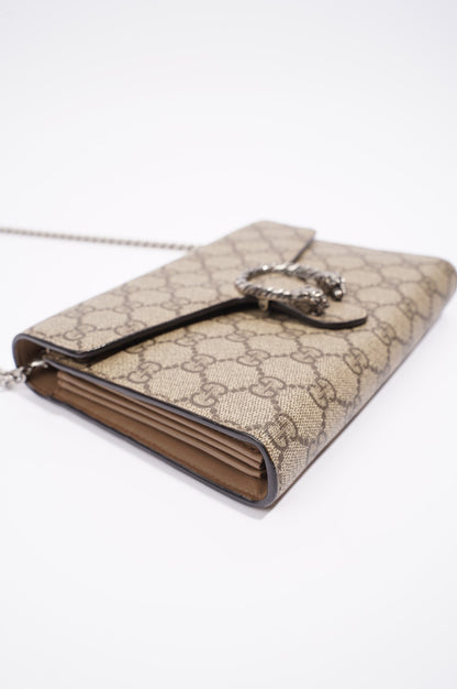 Gucci Womens Dionysus WOC Supreme Canvas