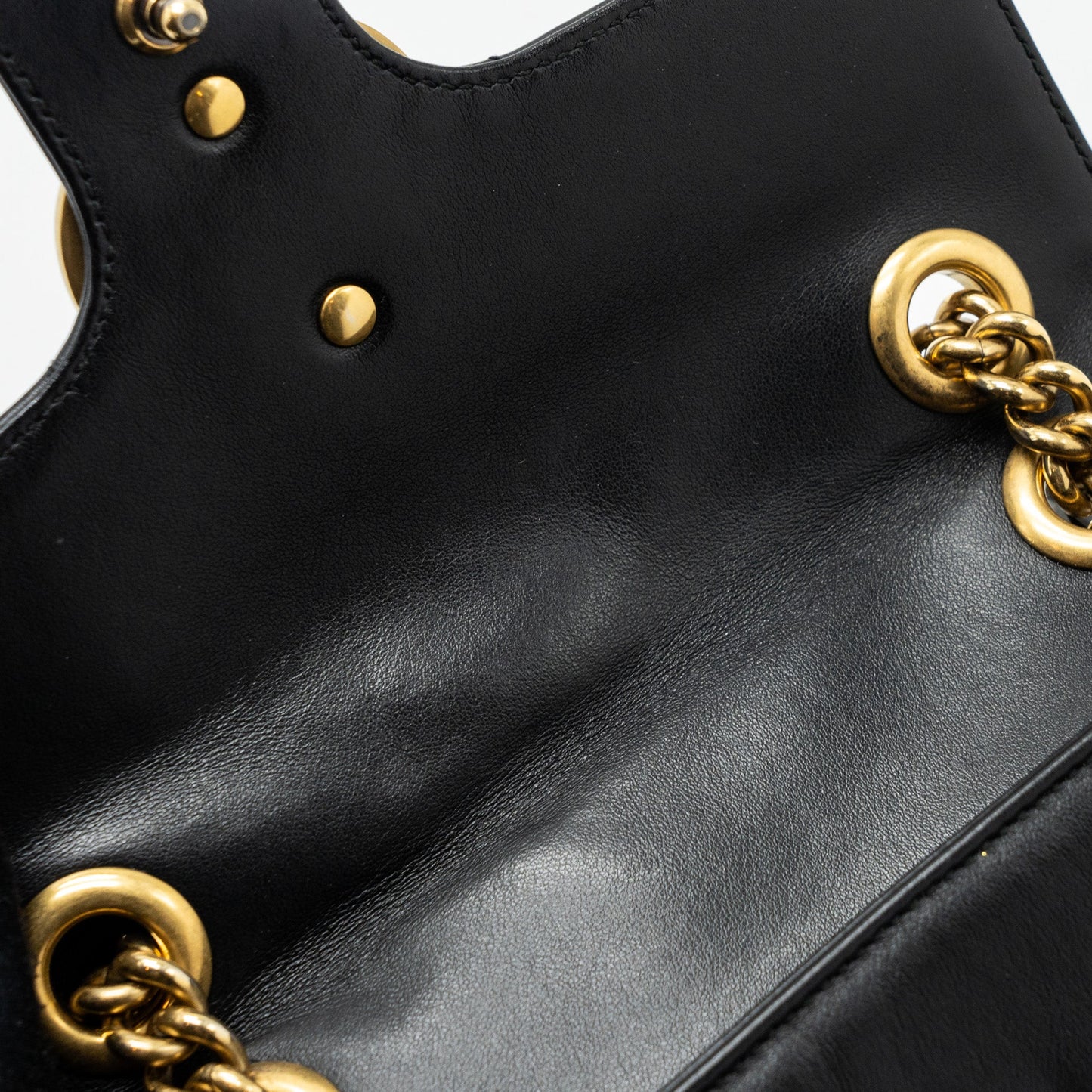 Gucci Mini GG Marmont Bag Calfskin Black Brushed