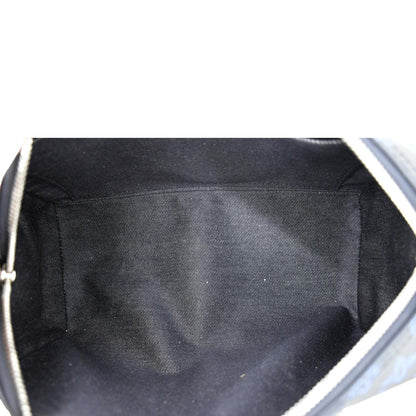 LOUIS VUITTON City Keepall Monogram Leather Travel Bag Blue