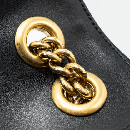 Gucci Mini GG Marmont Bag Calfskin Black Brushed