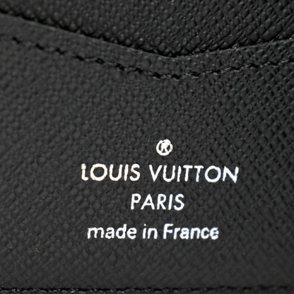 LOUIS VUITTON Damier Graphite Canvas Multiple Wallet Black
