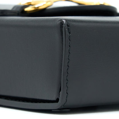 Gucci Horsebit 1955 Mini Bag Calfskin Black L