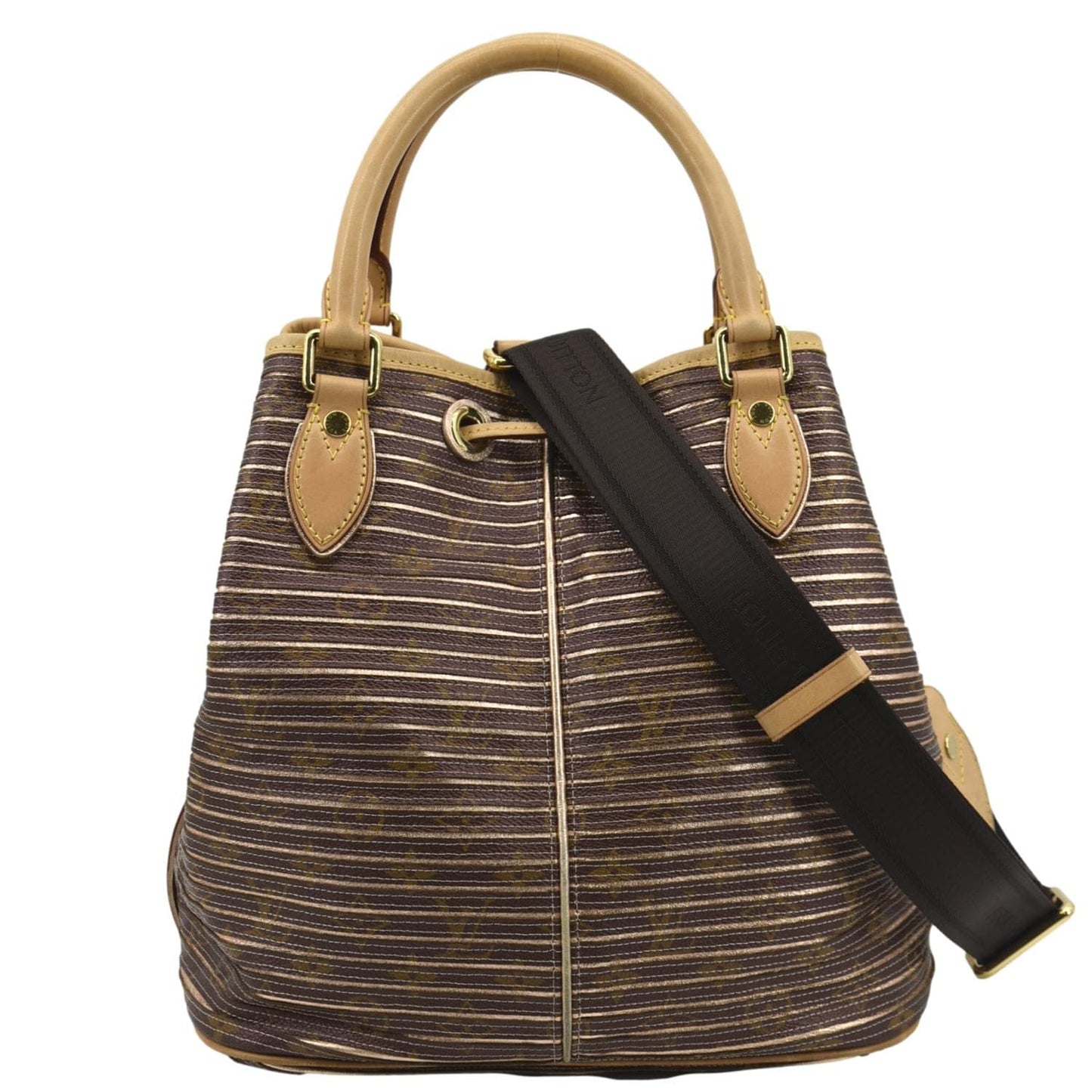 LOUIS VUITTON Eden Neo Monogram Canvas Shoulder Bag Peche