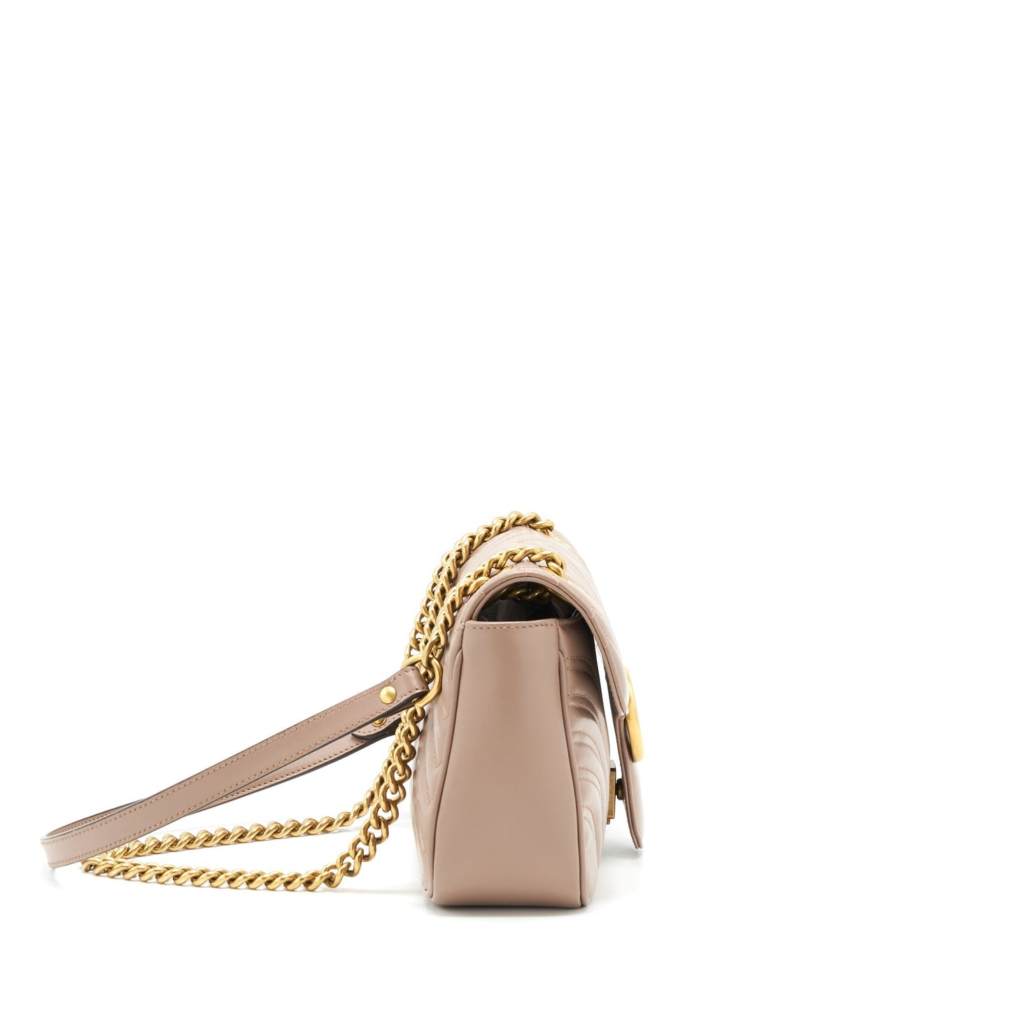 Gucci Marmont Small Dusty Pink matelassé shoulder bag