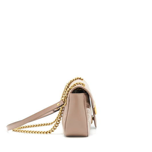 Gucci Marmont Small Dusty Pink matelassé shoulder bag