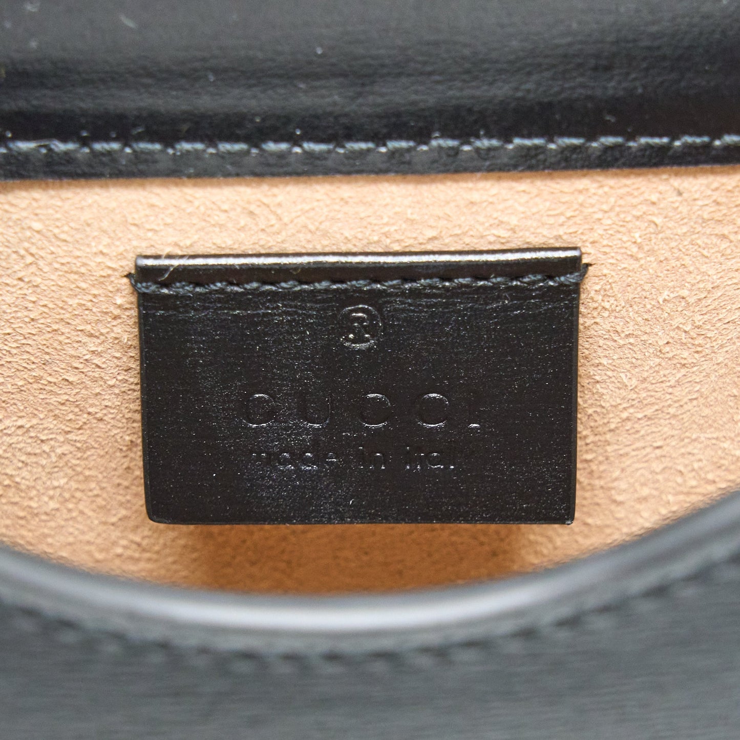 Gucci Horsebit 1955 Mini Bag Calfskin Black L