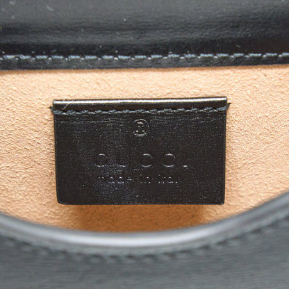 Gucci Horsebit 1955 Mini Bag Calfskin Black L
