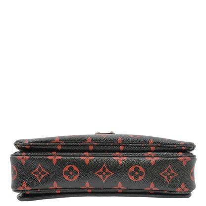 LOUIS VUITTON Metis Pochette Monogram Infrarouge Crossbody Bag Glossy Red