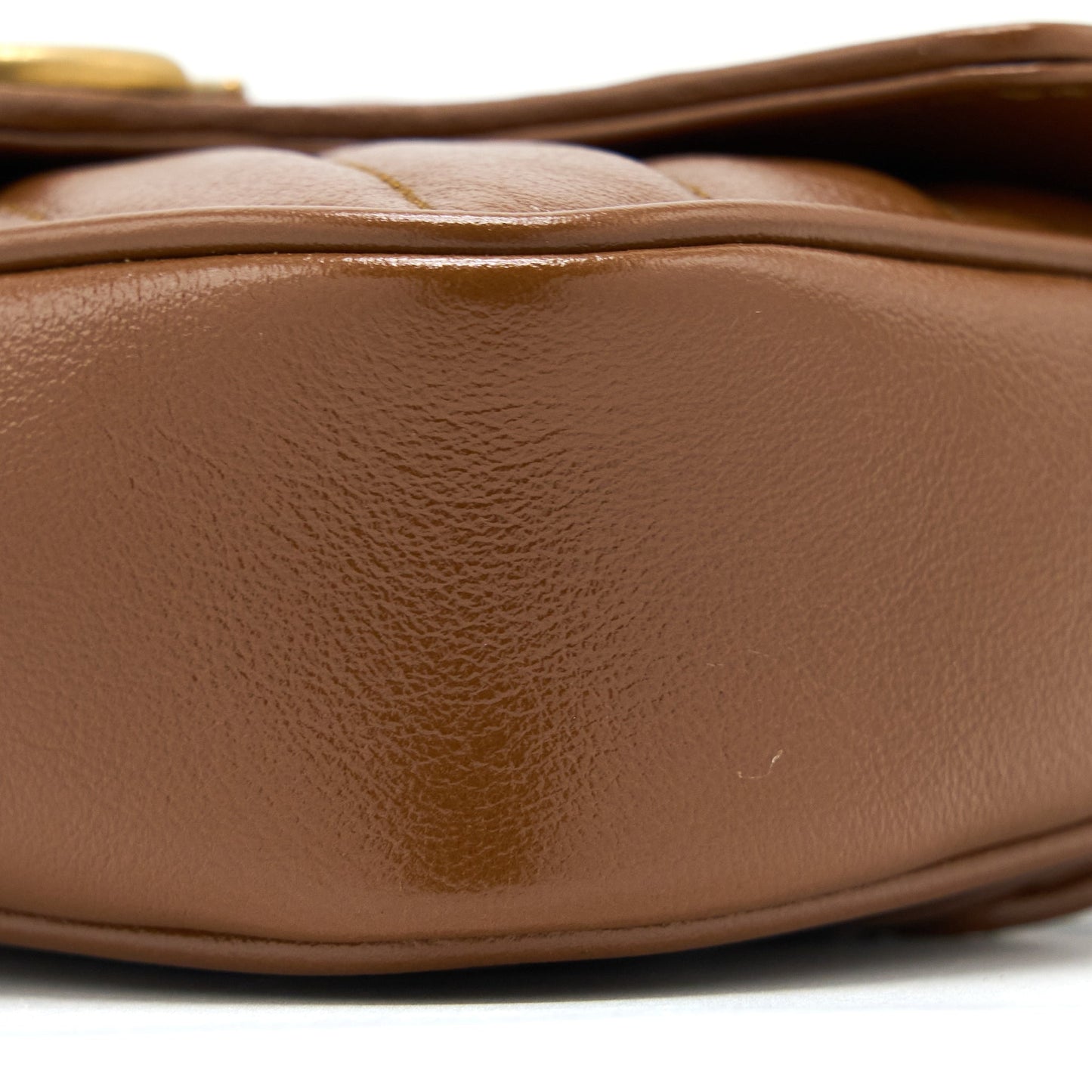 Gucci GG Marmont Super Mini Calfskin Caramel