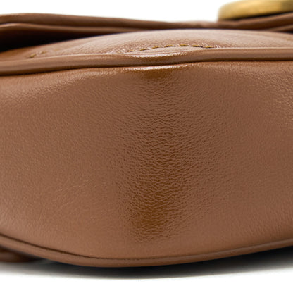 Gucci GG Marmont Super Mini Calfskin Caramel
