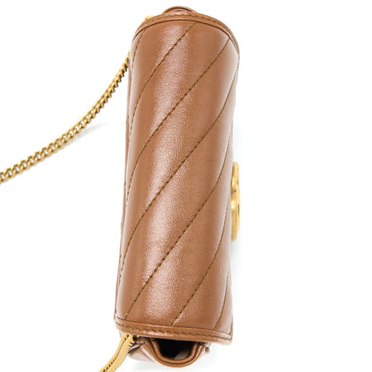 Gucci GG Marmont Super Mini Calfskin Caramel